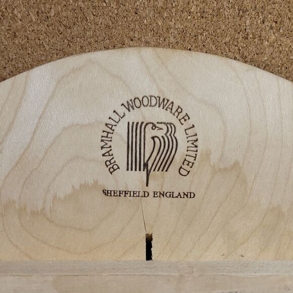 Bramhall Woodware Limited Cheese Board w/ Stainless Steel Cutting Wire - Picture 4 of 4